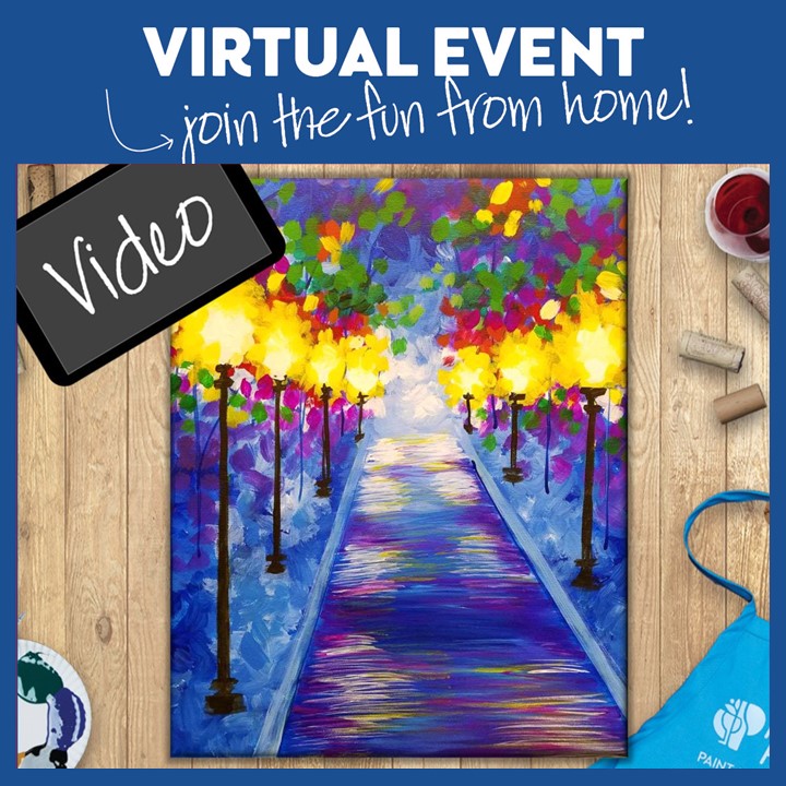 Rainy Pathway ❤🎨 Painting Kits with Live Demonstration Option!